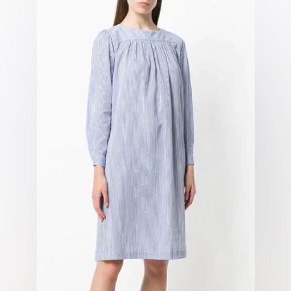 A.P.C. Cassie Dress In Bleu Size 34 Atelier de Production et de Création - Picture 4 of 4
